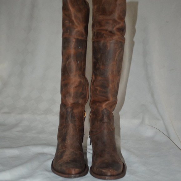Old Gringo Brown Leather Boots - Picture 5 of 12